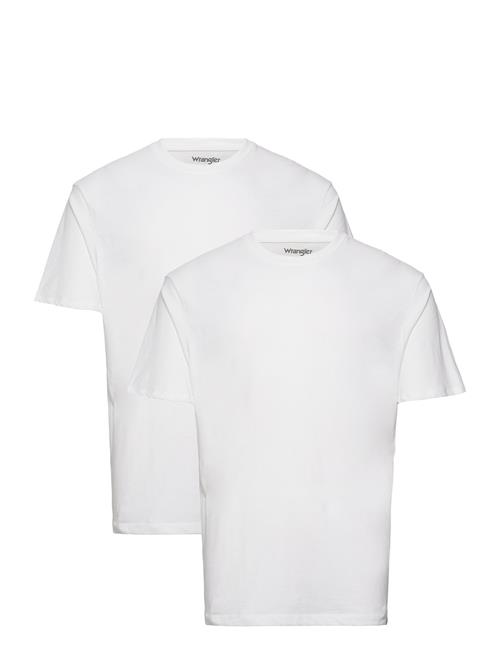 Se Wrangler 2 Pack Tee Wrangler White ved Booztlet