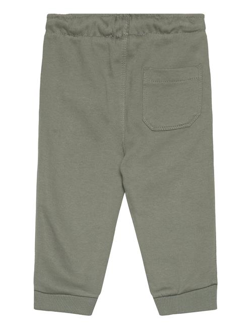 Mango Cotton Jogger-Style Trousers Mango Green