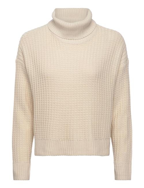 Se Vero Moda Vmomega Ls Rollneck Pullover Boo Vero Moda Cream ved Booztlet