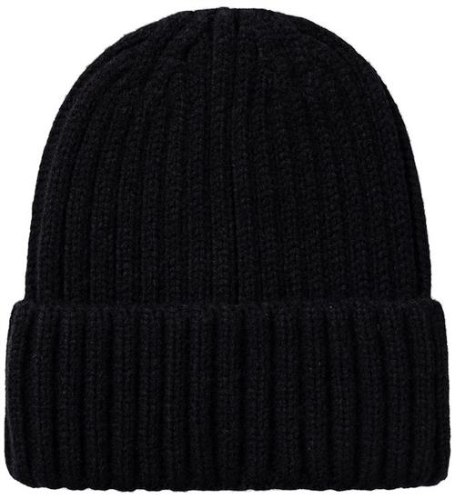 Se Name It Hue - Strik Beanie - NknMalik - Black ved KidsWorld