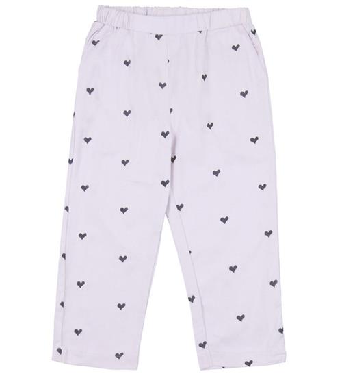 Copenhagen Colors Bukser - Lavender m. Hjerter