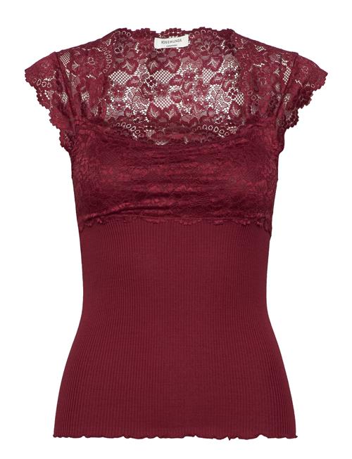 Rosemunde Silk Top W/ Lace Rosemunde Red