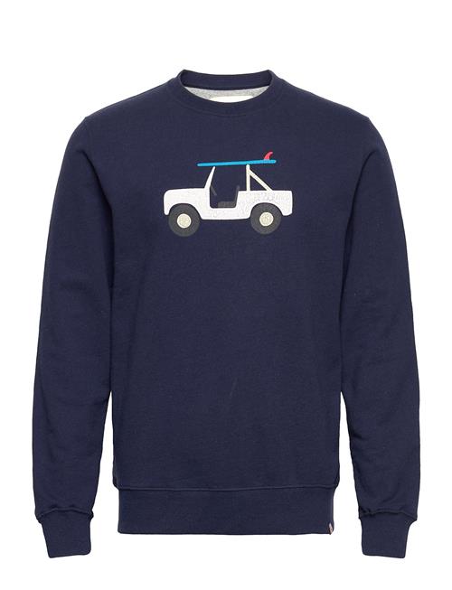 Revolution Regular Fit Crewneck Sweatshirt With Application Revolution Blue