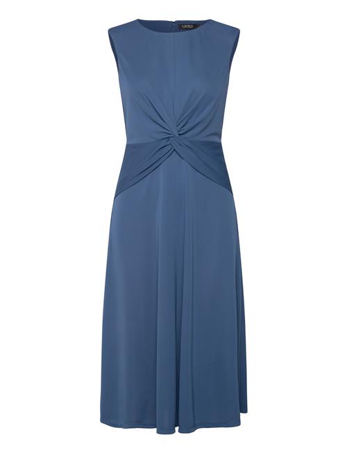 Lauren Ralph Lauren Twist-Front Jersey Dress Lauren Ralph Lauren Blue