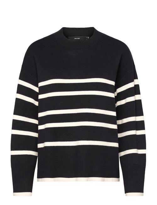 Se Vero Moda Vmsaba Ls O-Neck Stripe Pullover Ga Noos Vero Moda Black ved Booztlet