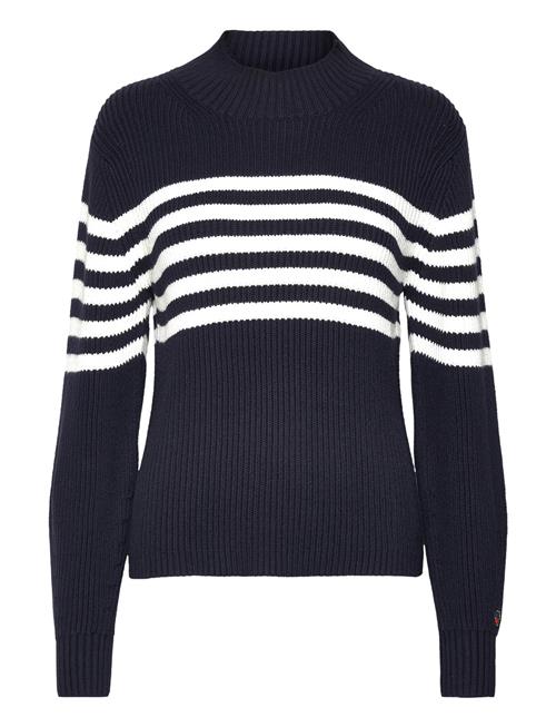 Se BUSNEL Tamara Striped Sweater BUSNEL Navy ved Booztlet