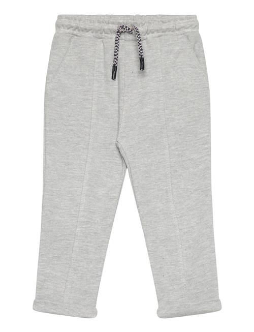 Mango Cotton Jogger-Style Trousers Mango Grey