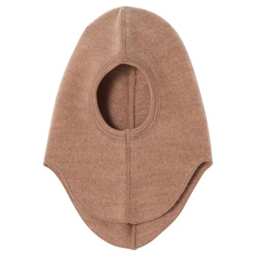 Se Kuling Adelaide Uldbalaklava Walnut Melange | Brun | 52 cm ved Babyshop