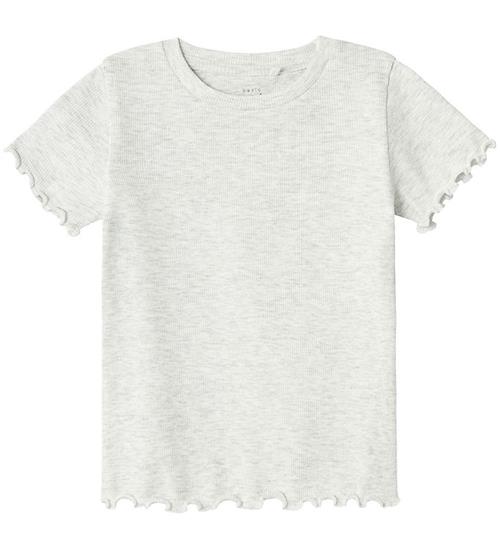 Se Name It Name It T-shirt - NmfVemma - Light Grey Melange ved KidsWorld