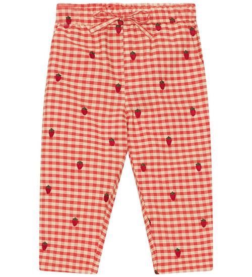 Se FlÃ¶ss Bukser - Molly - Berry Gingham ved KidsWorld