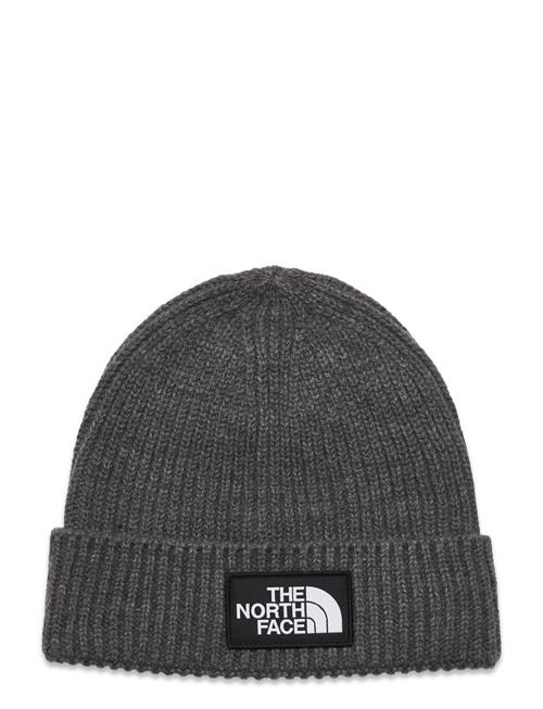 Se The North Face Kids Tnf Box Logo Cuffed Beanie The North Face Grey ved Booztlet