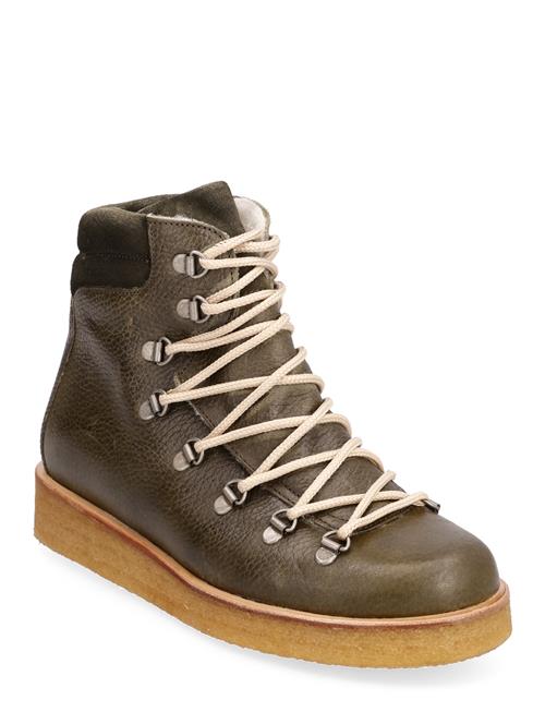 Se ANGULUS Boots - Flat - With Laces ANGULUS Khaki ved Booztlet