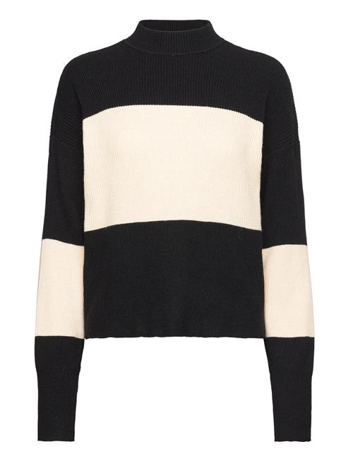 Object Objbright L/S Knit Pullover Pb14 Object Black