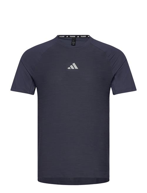 adidas Performance Adidas Gym+ Training 3-Stripes T-Shirt Adidas Performance Navy