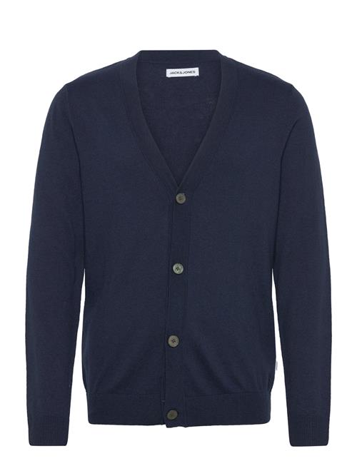 Se Jack & Jones Jjeemil Knit Button Cardigan Noos Jack & J S Navy ved Booztlet