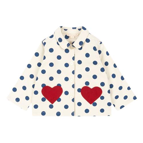 Konges Sløjd Nola Shirt Jacket Gots - Blue Dot | Blå | 2 years