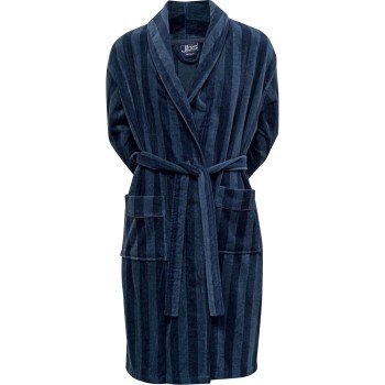 JBS Velour Bath Robe Mørkblå bomuld XX-Large Herre