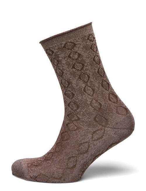 mp Denmark Pytha Glitter Socks Mp Denmark Brown