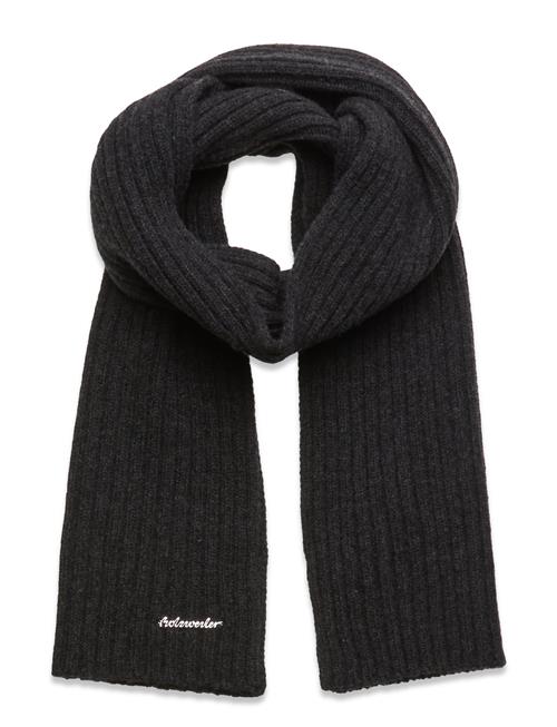 HOLZWEILER Lambswool Rib Scarf HOLZWEILER Grey