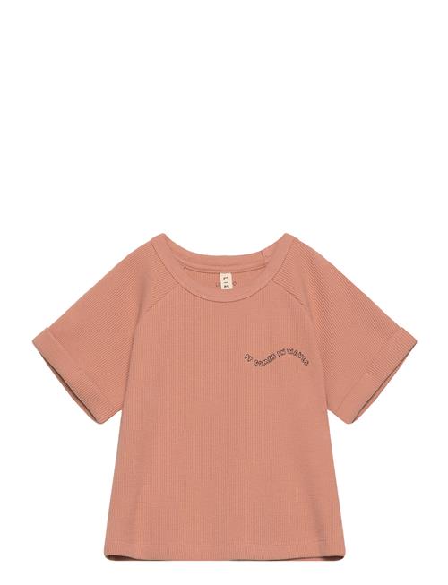 Liewood Nilo Waffle T-Shirt Liewood Pink