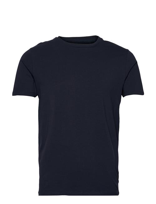 Se Lindbergh Mens Stretch Crew Neck Tee S/S Lindbergh Blue ved Booztlet