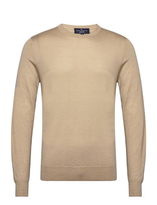 Gmd Merino Silk Crew Hackett London Beige