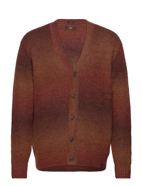 Se Lee Jeans Knitted Cardigan Lee Jeans Brown ved Booztlet