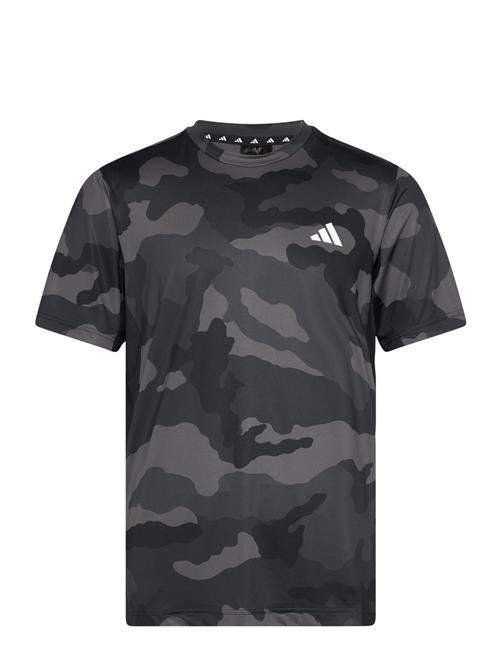 Se adidas Performance Adidas Train Essentials Camo Aop T-Shirt Adidas Performance Black ved Booztlet