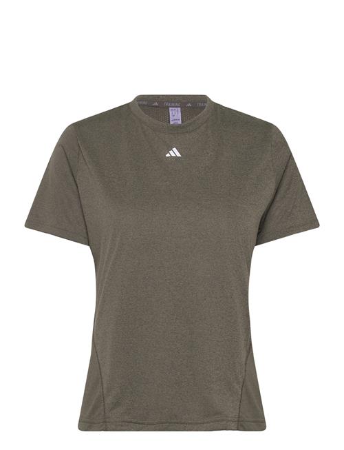 Se adidas Performance Adidas Designed For Training T-Shirt Adidas Performance Khaki ved Booztlet