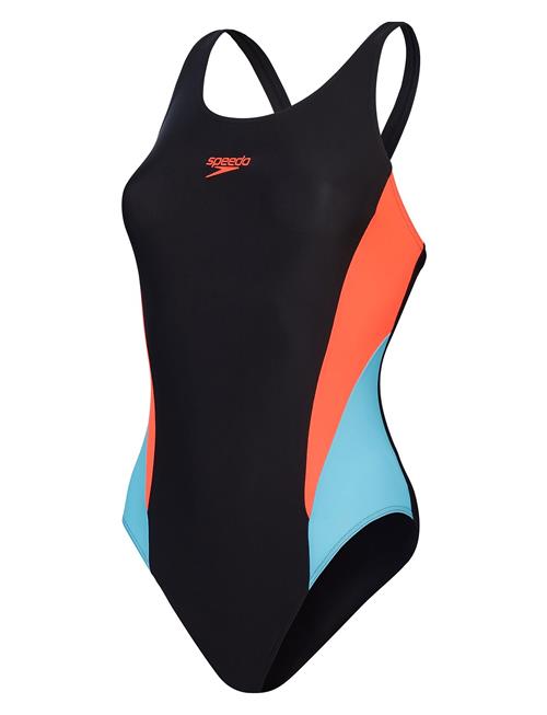 Speedo Womens Colourblock 2.0 Speedo Black