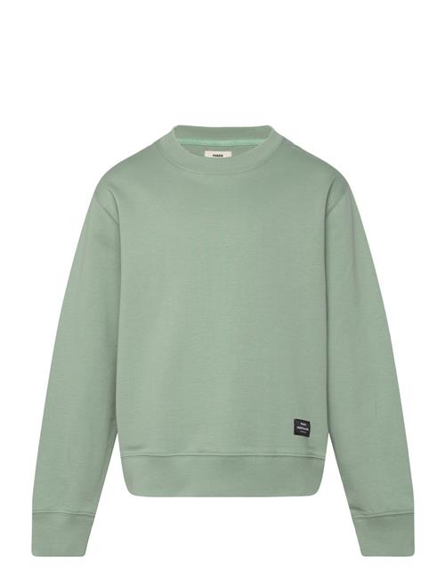 Se Mads Nørgaard Light Terry Solo Sweatshirt Mads Nørgaard Green ved Booztlet