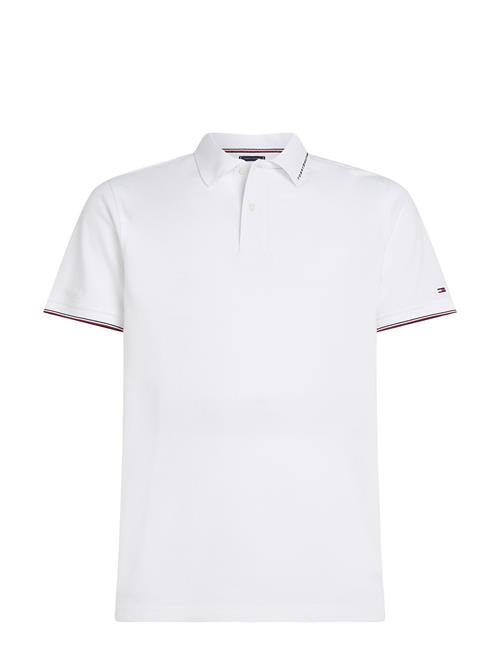 Tommy Hilfiger Tommy Flag Tipped Reg Polo Tommy Hilfiger White