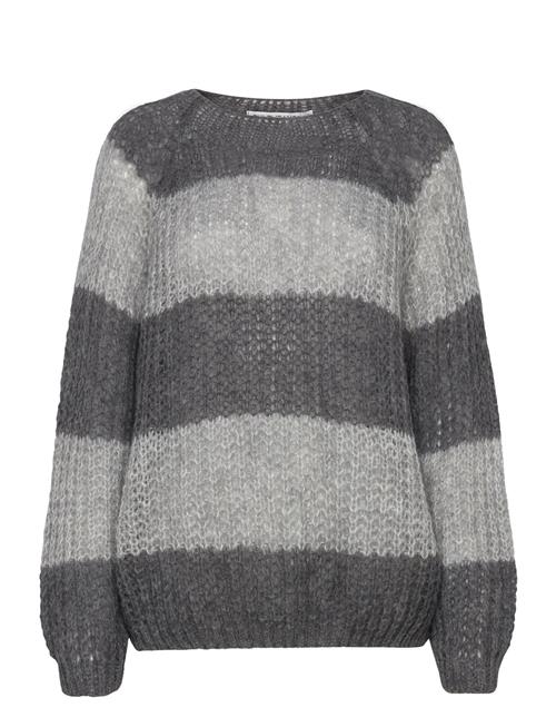 Pulz Jeans Pzpeyton Ls Striped Ck Pullover Pulz Jeans Grey