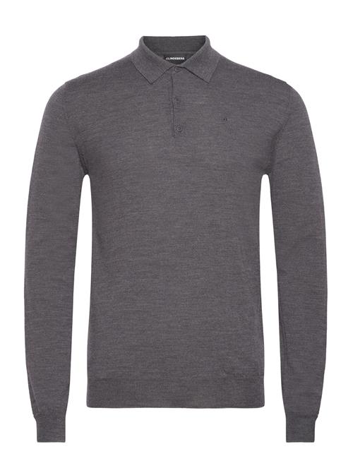 Se J. Lindeberg Noel Light Merino Polo Shirt J. Lindeberg Grey ved Booztlet