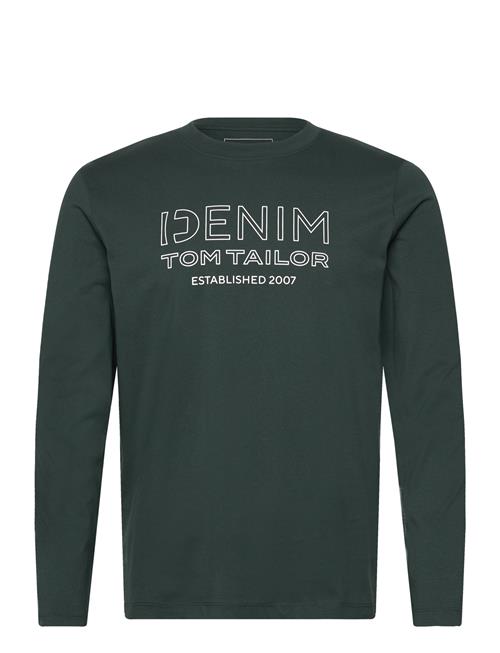 Printed Longsleeve Tom Tailor Green