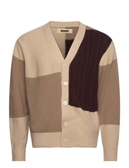 Se Woodbird Wbkoon Patch Cardigan Woodbird Beige ved Booztlet