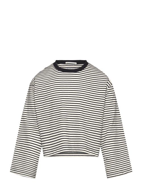 Cropped Striped Longsleeve Tom Tailor Grey