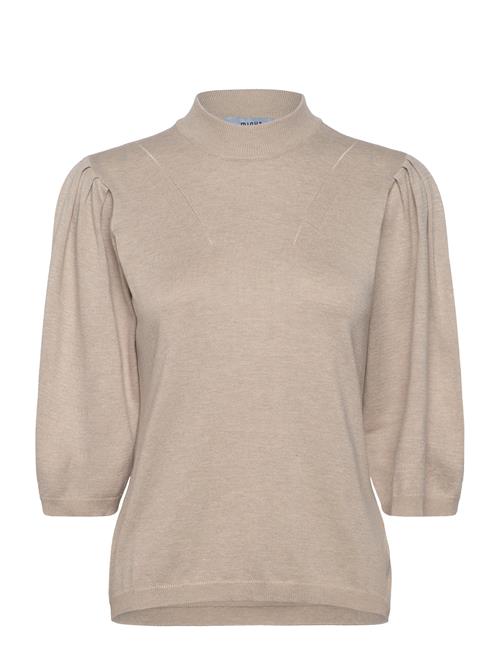 Minus Mskylina High Neck Knit T-Shirt Minus Beige