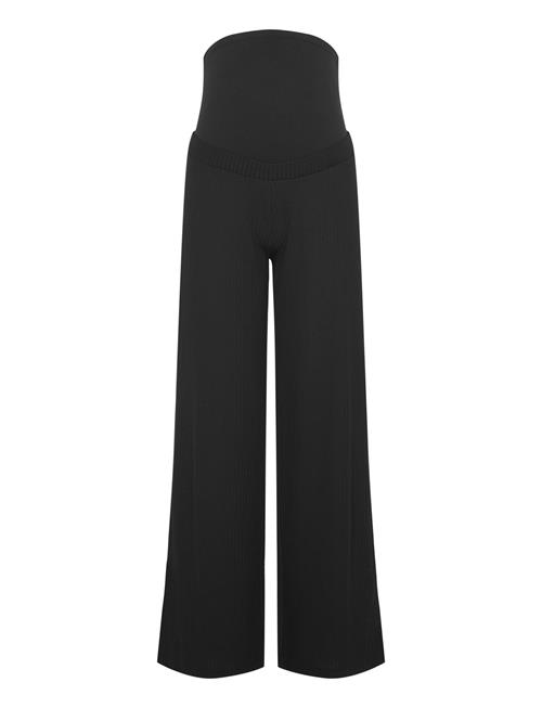 Se Only Maternity Olmemma Wide Pant Jrs Noos Only Maternity Black ved Booztlet