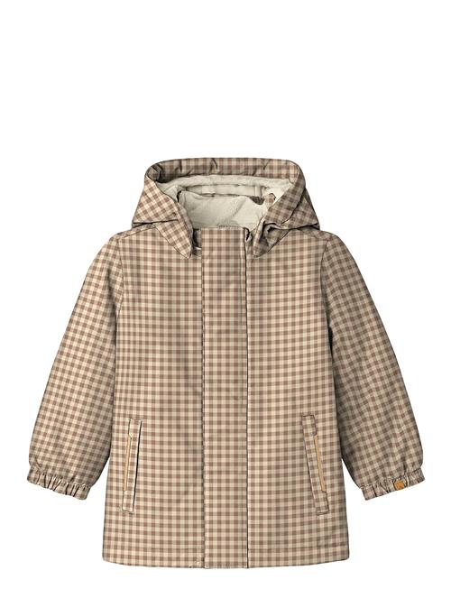 Se Lil'Atelier Nmflasnow10 Jacket Aop 1Fo Lil Lil'Atelier Beige ved Booztlet