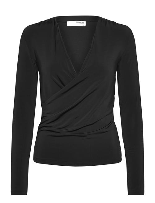 Selected Femme Slfzahra Ls Top Selected Femme Black