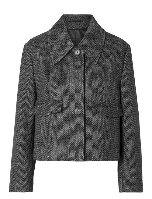 Selected Femme Slfhenny Short Wool Jacket Selected Femme Grey