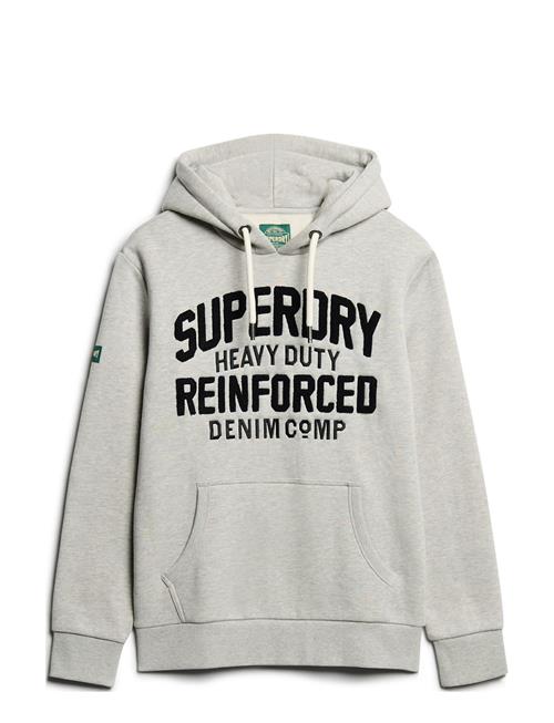 Superdry Embroider Script Graphic Hood Superdry Grey