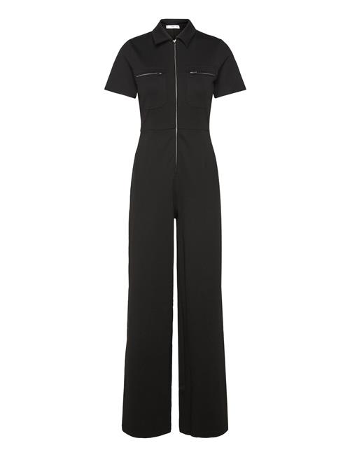 Long Chest-Pocket Jumpsuit Mango Black