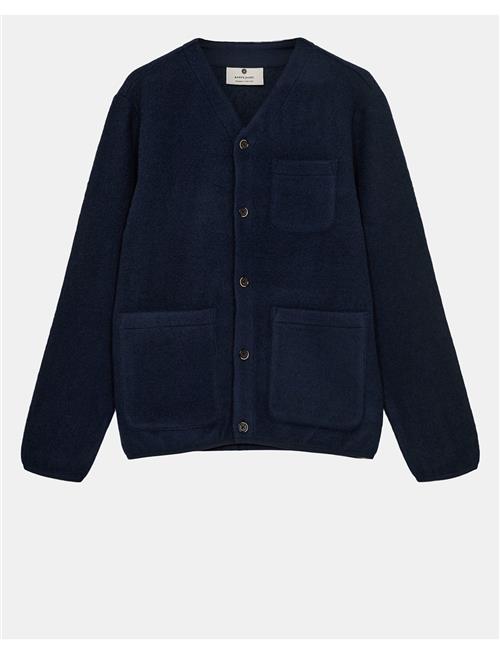 Anerkjendt Aksigurd Boiled Wool Overshirt Anerkjendt Navy