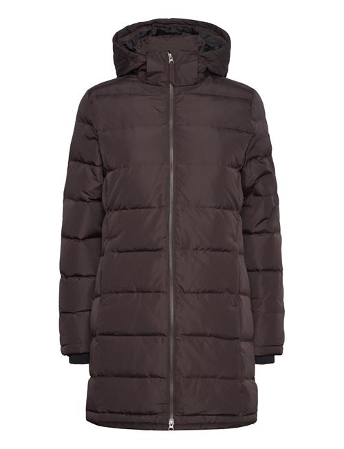 Mariya W Long Down Parka Whistler Brown