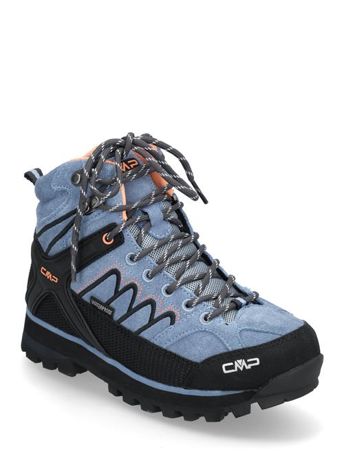 Se CMP Moon Wmn Mid Vibram Boot Wp CMP Blue ved Booztlet