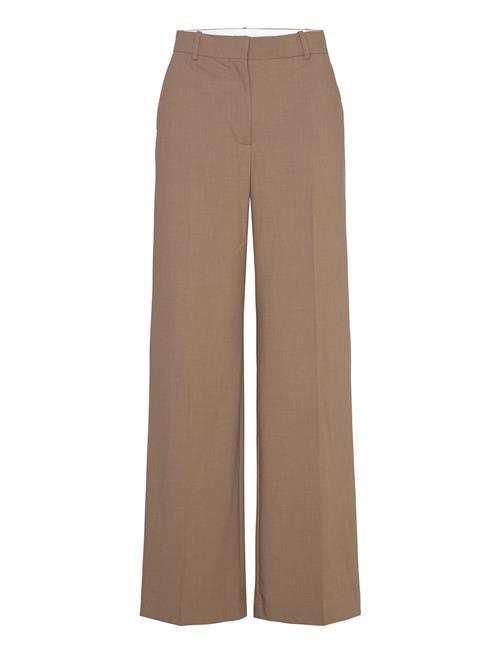 Se Mango Pleated Suit Trousers Mango Brown ved Booztlet