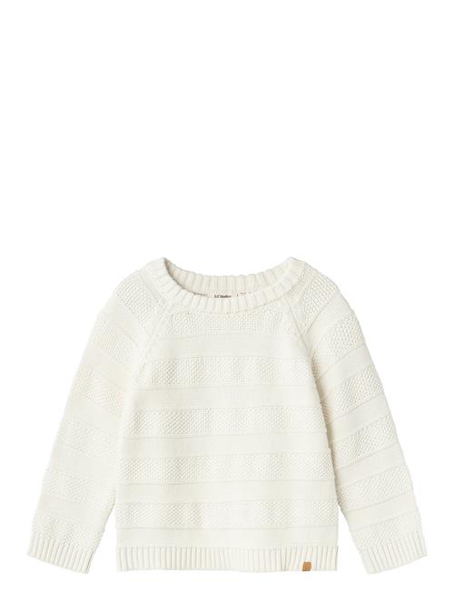 Lil'Atelier Nmmlarson Ls Knit Lil Lil'Atelier White