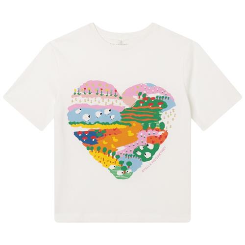 Se Stella McCartney Kids T-shirt Med Tryk Cremefarvet |  | 8 years ved Babyshop